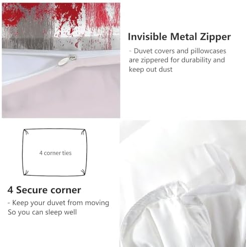 Modern Abstract Lines Duvet Cover Set Queen (90 x 90 in) Ultra Soft