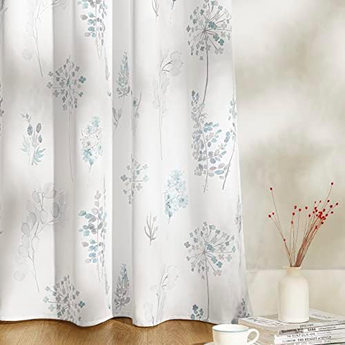 Decorative Curtains 63 Inch Length for Bedroom 2 Panels Room Darkening