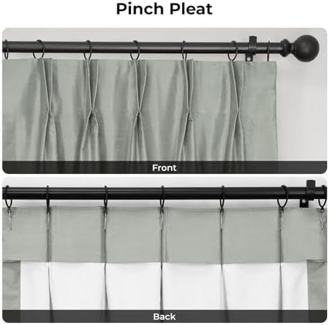 HPD Half Price Drapes Blackout Curtains for Bedroom Vintage Textured