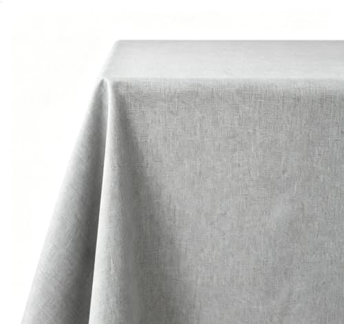 Wipeable Solid Color Table Cover for Rectangular Tables