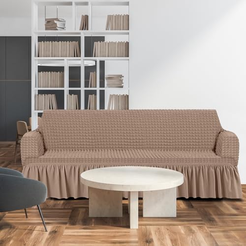 Fanfanwin 3 Pcs Sofa Slipcover Set for Couch Cushion Durable Washable