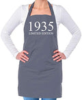 Dressdown Limited Edition 1935 - Unisex Adult Kitchen/BBQ Apron - Dark