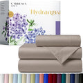 Carressa Linen 600 Series Cotton Twin XL Sheets Set, 16" Deep Pocket