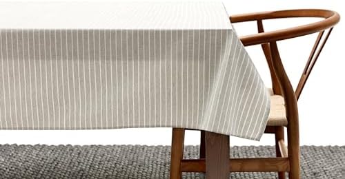 MEEMA Cotton Square Table Cloth, Washable Farmhouse Table Cover