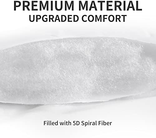 SLEEP ZONE Cooling Mattress Topper Queen Mattress Pad, Quilted Fitted