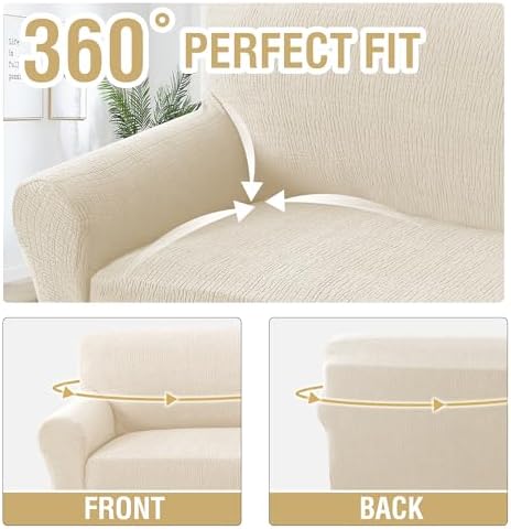 H.VERSAILTEX Jacquard Sofa Slipcover with Waterproof Seat Furniture