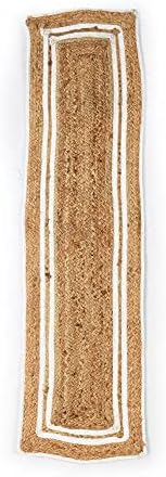 Handmade Hand Braided Natural Jute 13 X 120 Inch Table Runner Rug