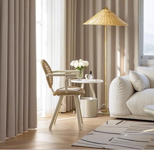 Beydodo Blackout Curtains Living Room 72 Inches, Bedroom Darkening