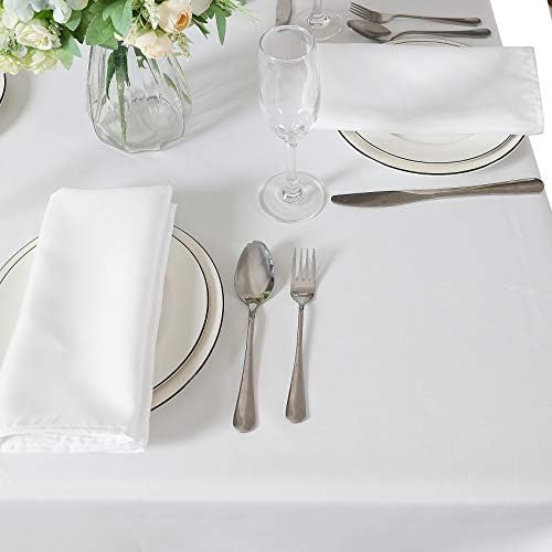 CupuamonSquare Tablecloth 70x70 inch Washable Polyester Fabric Table