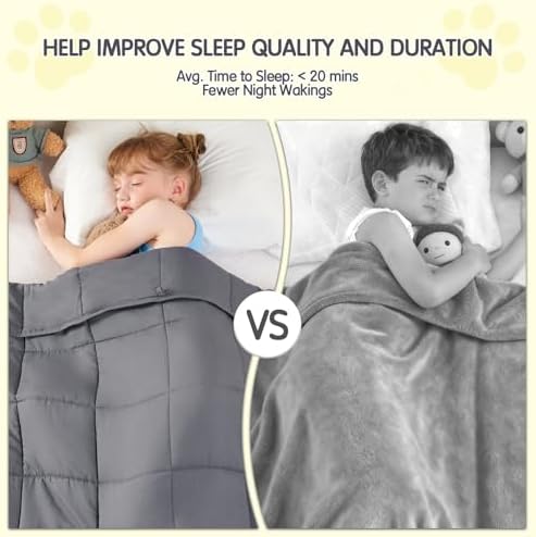 yescool Weighted Blanket 10 Pounds Twin Cooling Weighted Lap Blanket
