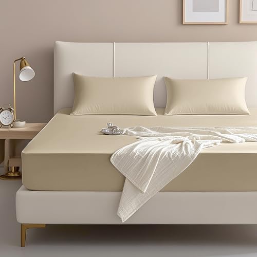 FreshCulture California King Fitted Sheet Only – Premium Hotel-Quality
