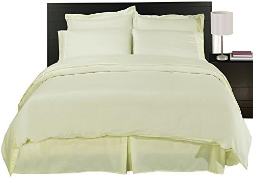 sheetsnthings 8PC Bed in a Bag Bedding Set Solid Ivory 100%
