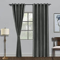 Fcosie Natural Linen Blended Curtains Grommet Blackout Drapes Room