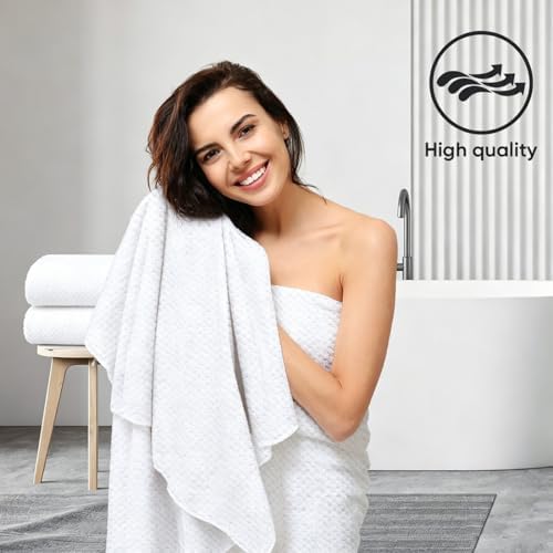 HOMEXCEL Bath Sheets 2PK, 35x70 in, Absorbent&Soft, Extra Large Bath