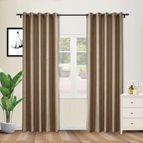 cololeaf coloeaf Blackout Curtains Faux Linen Look Window Curtain