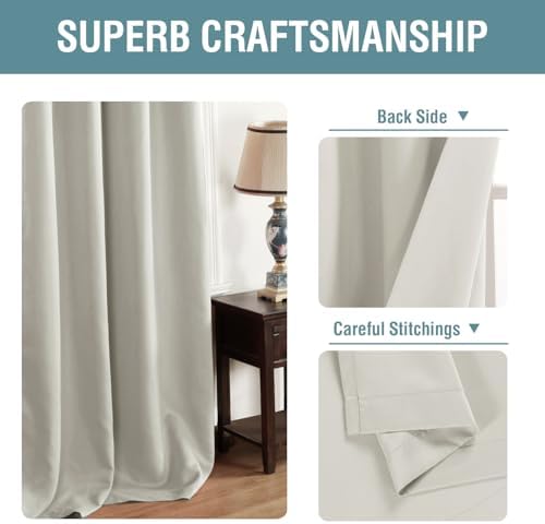 H.VERSAILTEX Blackout Curtain for Living Room Thermal Insulated Window