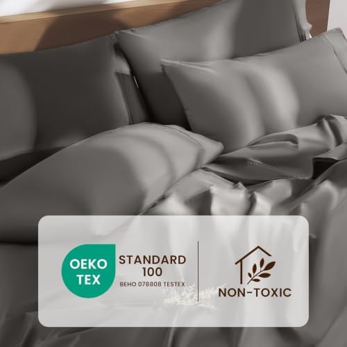 Shilucheng 100% Giza Egyptian Cotton King Size Sheets Set