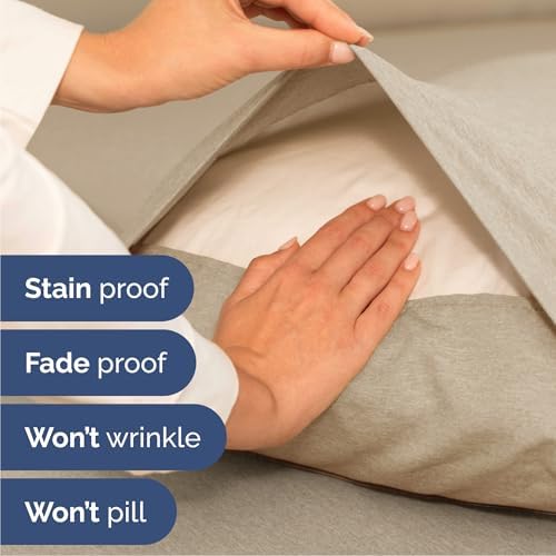 Cal King Size 4 Piece Sheet Set - Breathable & Cooling - Heathered