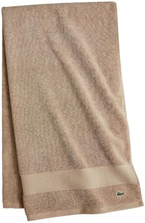 Lacoste Heritage 100% Supima Cotton Bath Sheet 35" x 70", Sand