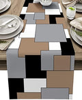 Farmhouse Table Runner Linen Burlap Table Runners 90 Inches Long
