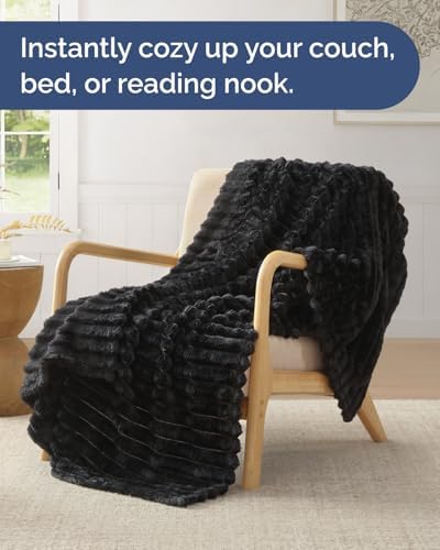 Super Soft Fleece Blanket Queen Size - Fleece Throw Blanket - 90x90