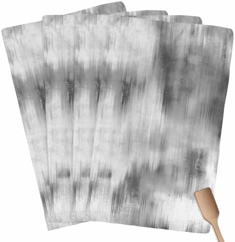 Grey Ombre Kitchen Towels, 4 Pack Dish Towels for Kitchen, Vintage