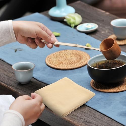 Thick Cotton Linen Tea Towel for Tabletop Cleaning and Kitchen Use