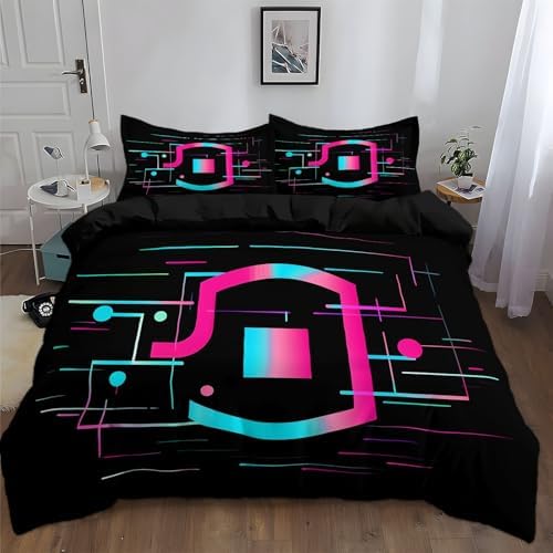 Duvet Cover Queen Size, Reversible King Duvet Cover Set with