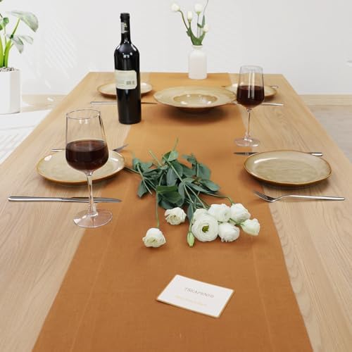 Linen Table Runner 108 Inches Long 100% French Linen Table Runners