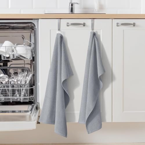 Homaxy Premium Cotton Ultra Absorbent Kitchen Towels 6 Pack, 18"x 28"