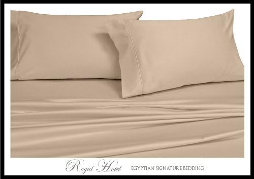 Royal Hotel 550 Thread Count Combed Cotton Sateen Sheets Set, Full