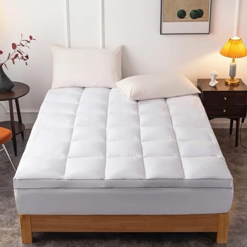 DROVAN Mattress Topper Queen Size - Extra Thick Mattress Pad Cover