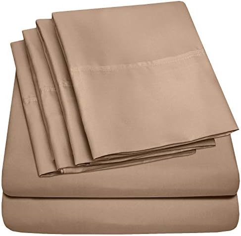 Full Size Deep Pocket Sheet Set – 6-piece Extra Deep Pocket Bed Sheets