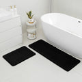 Yeaban Bathroom Rugs Sets 2 Piece,Thick Chenille Bath Mats,Absorbent