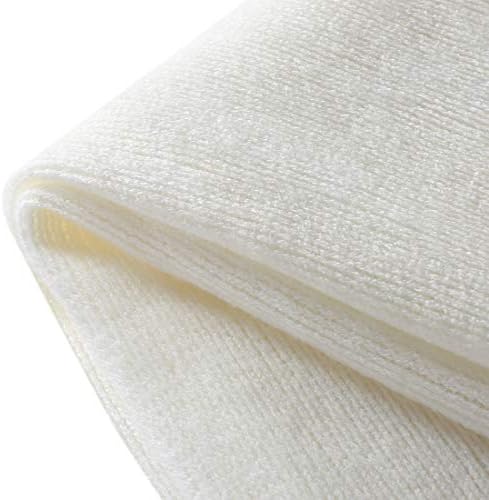 Homiest Ivory Knitted Throw Blanket with Fringe, 50x60 Inch