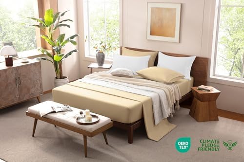 MISSQ Full Size Bed Sheets Set - Cooling, Extra Soft, Wrinkle & Fade
