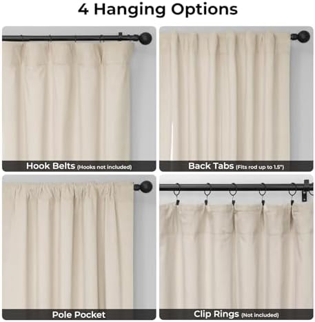 HPD Half Price Drapes Signature Velvet Thermal Blackout Curtains for