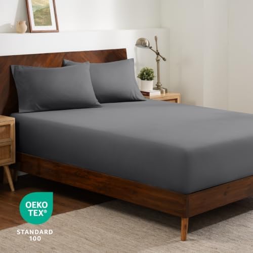 Bare Home Fitted Sheet + Pillowcase Set - Luxury 1800 Ultra-Soft