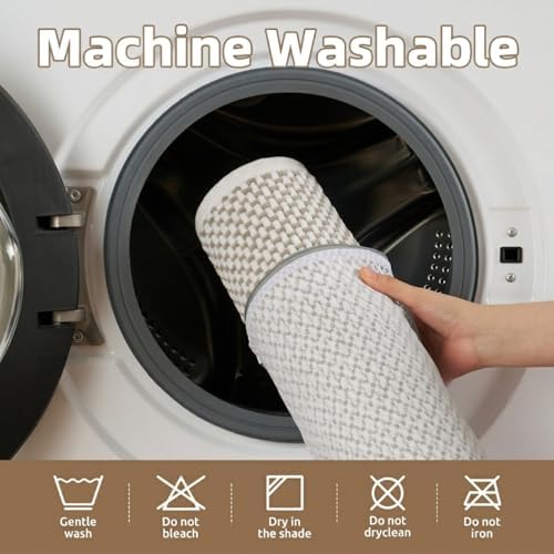 PADOOR-Bath Mat Runner-Super Absorbent Chenille Bathroom Mats-Rubber