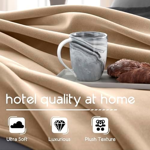 Vellux Original Blanket, King Size, 108x90, Beige