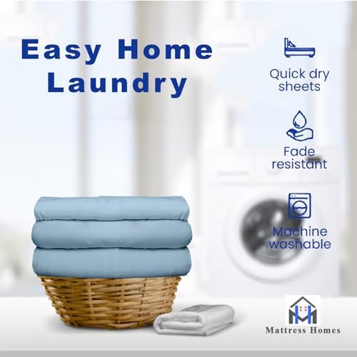 King Size Flat Sheets Only- Hotel Quality Luxury Single Wrinkle Free &