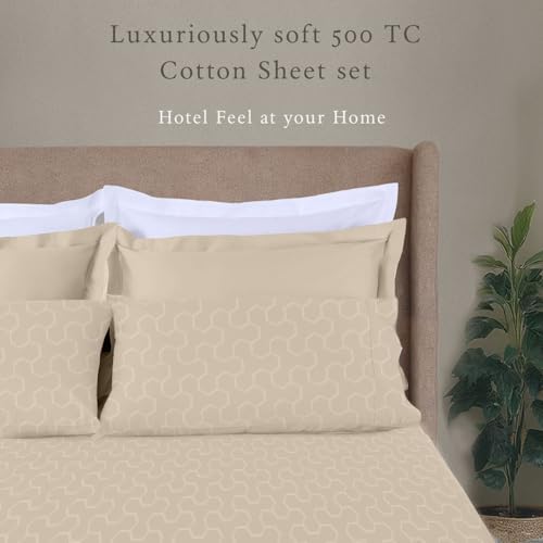 Threadmill 500 Thread Count Cotton Full Sheet Set, Sateen, Jacquard
