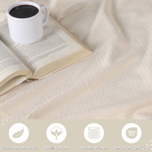 SUPERIOR Nobel Cotton Blanket, for Picnic, Beach, Traveling or