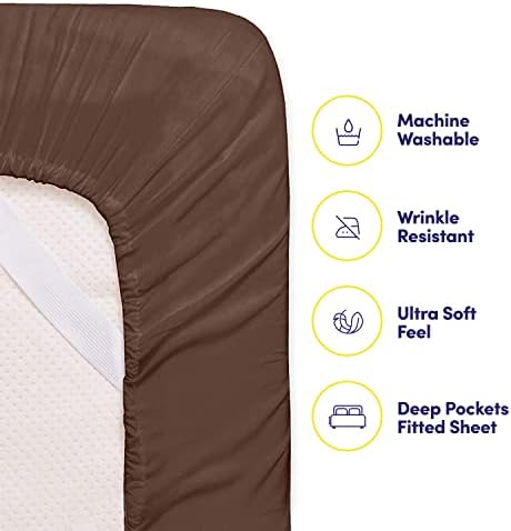 Deep Pocket Queen Sheets – 6-piece Extra Deep Pocket Bed Sheets with