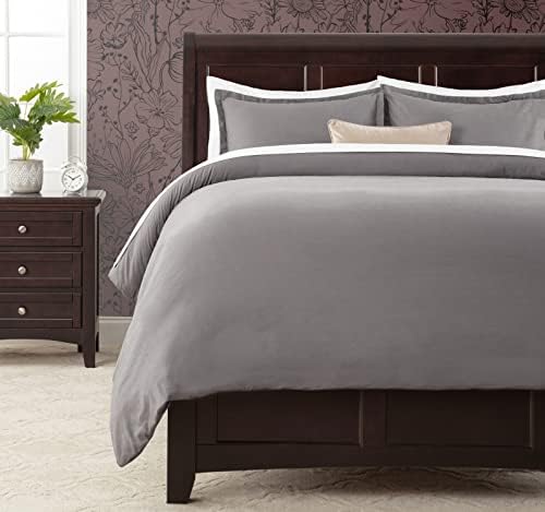 Chanasya Premium Solid Duvet Cover Set - Duvet Cover (104” x 90”) & 2