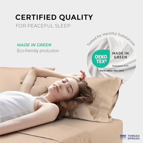 Thread Spread Egyptian Cotton Pillow Cases King Size Set of 2 - Luxury