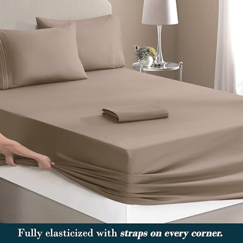 Mocassi Luxury 6-Piece Sheet Set, Ultra Soft 1800 Premium Hotel