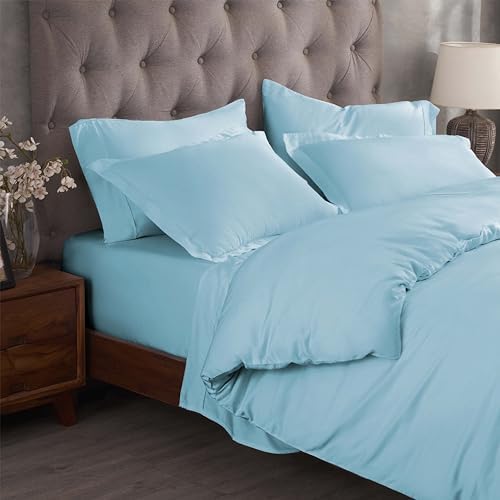 Superior Combed Cotton, 300 Thread Count 2 Piece Duvet Cover Set with