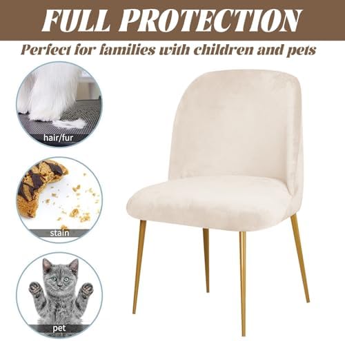 Velvet Curved Back Chair Covers Round Back Dining Room Chair Covers