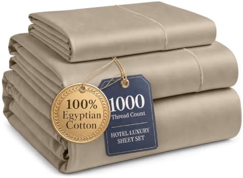 LANE LINEN Hospital Bed Sheets Twin XL 100% Egyptian Cotton Sateen